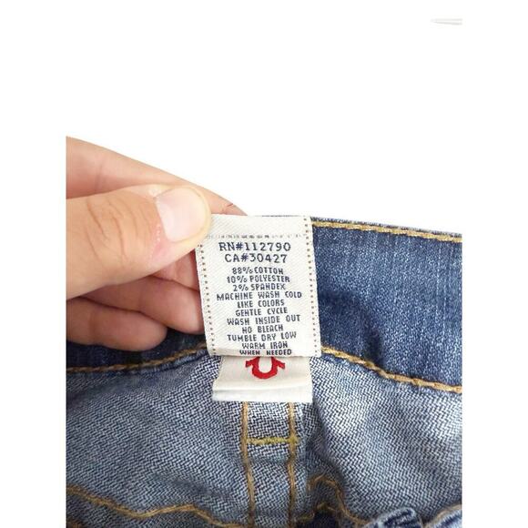 Vintage Y2K Becca Twist Seam Womens Bootcut Jeans Low Mid Rise Size 32 - Picture 7 of 12